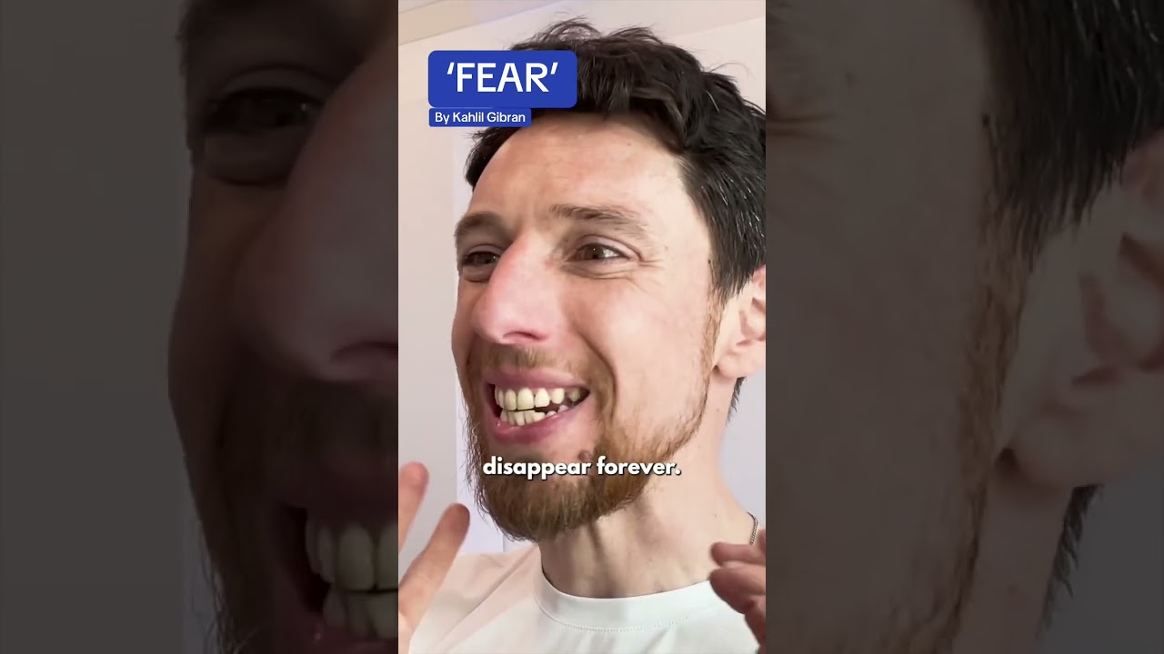 FEAR by Khalil Gibran #khalilgibran #khalilgibranquotes #fear #poetry #poetrylovers #voiceactor