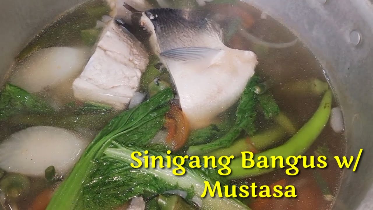 Sinigang Bangus na may Mustasa | Bangus Sinigang w/ Mustasa