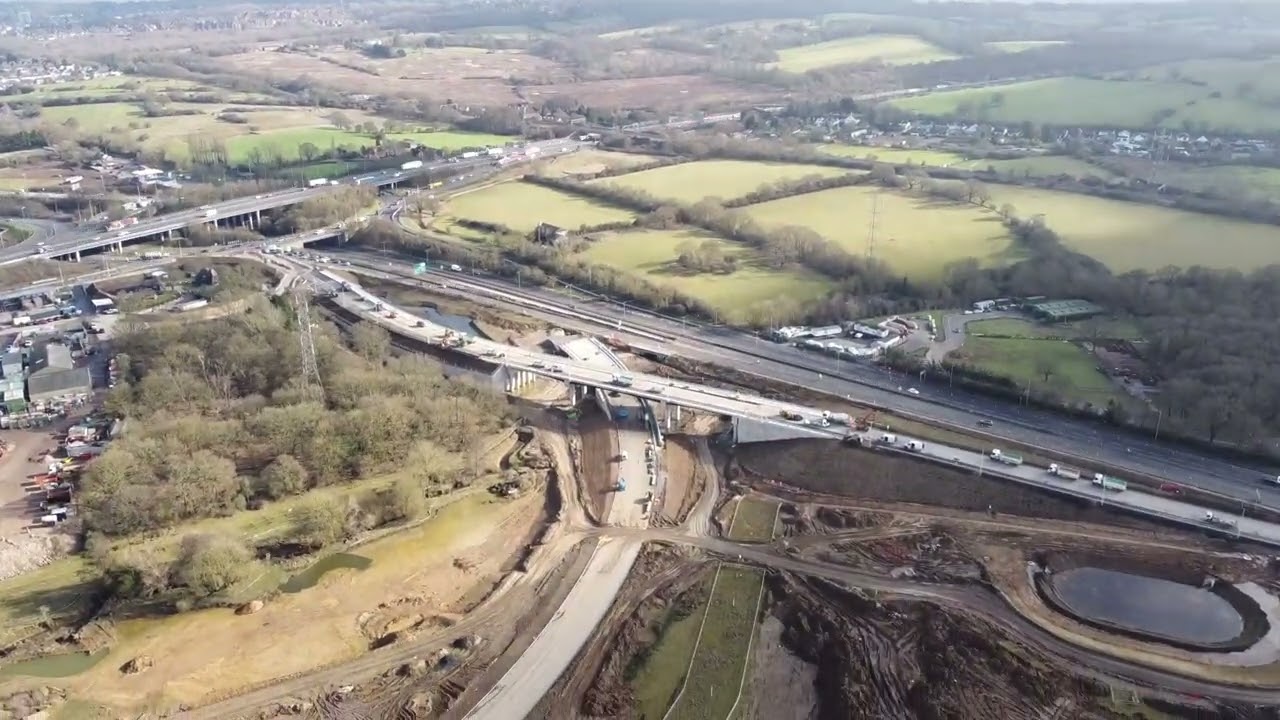 M25 Junction 28 Improvements Part 7 February 2025