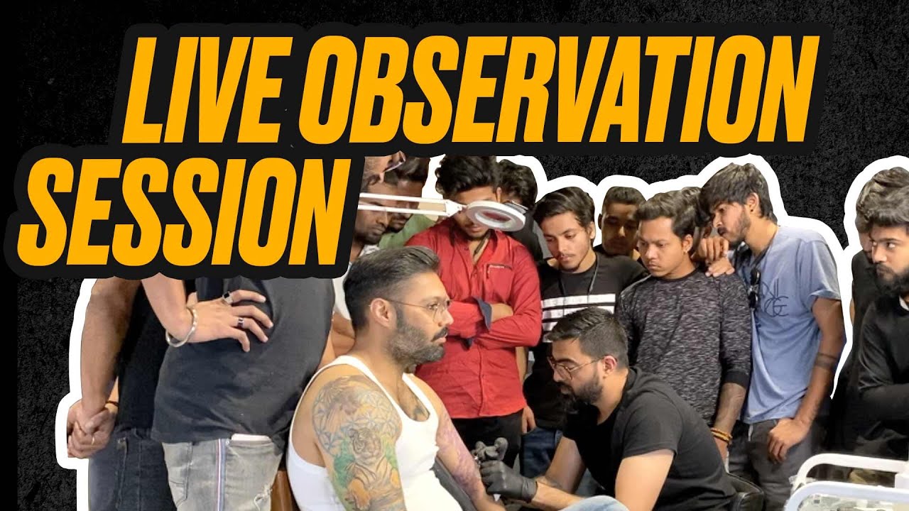Making Realistic Tattoos explained in Hindi | Q&A Live Session with students of Aliens Tattoo School
