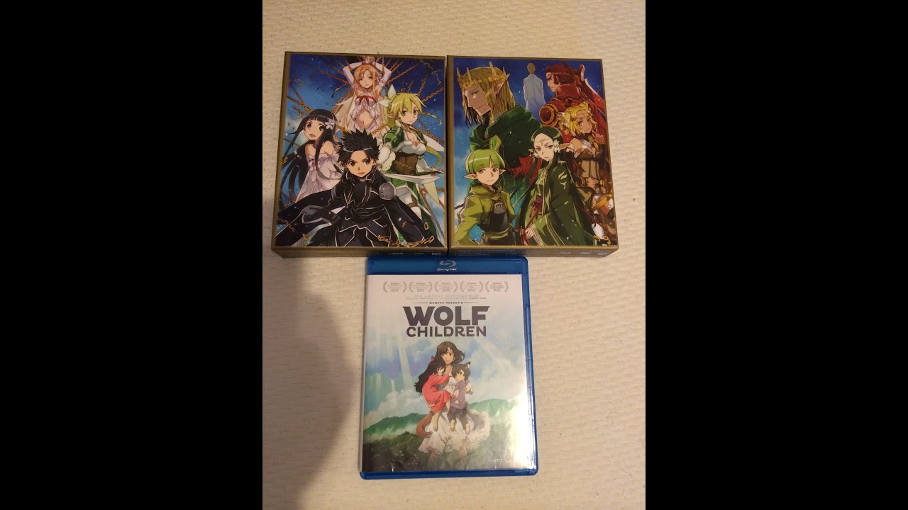 Wolf children & Sword Art Online part 3&4 UNBOXING