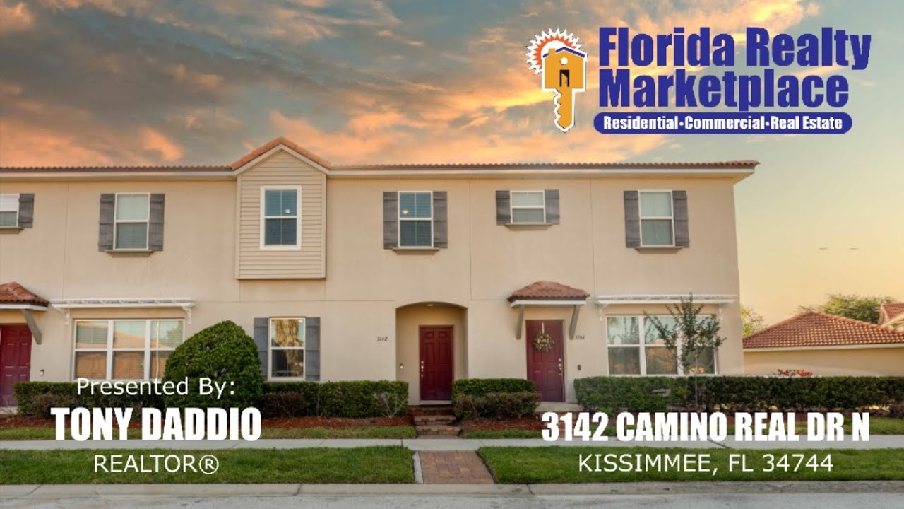 New Listing - 3142 Camino Real Dr N - Kissimmee FL 34744 - VILLA SOL - Realtor Tony Daddio