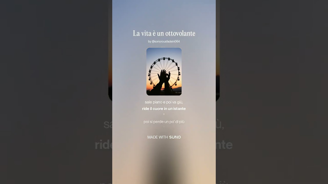 La vita é un ottovolante