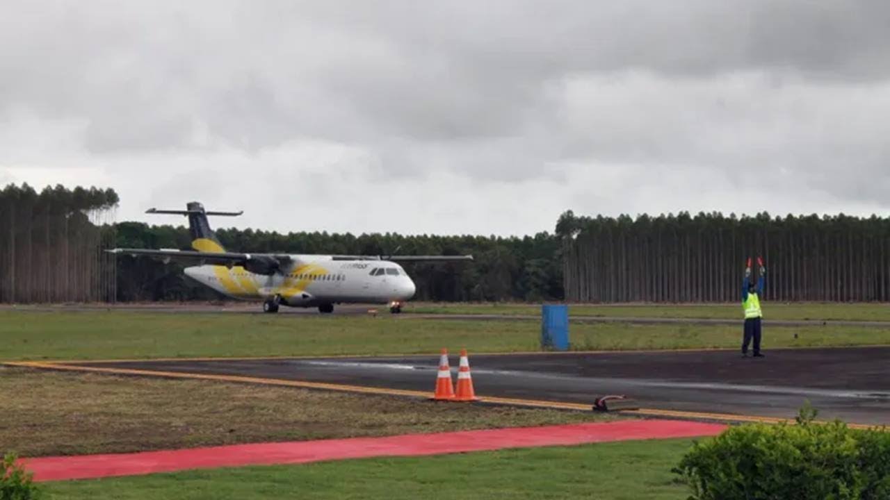 Voo inaugural da Gol marca a reabertura do aeroporto de Teixeira de Freitas