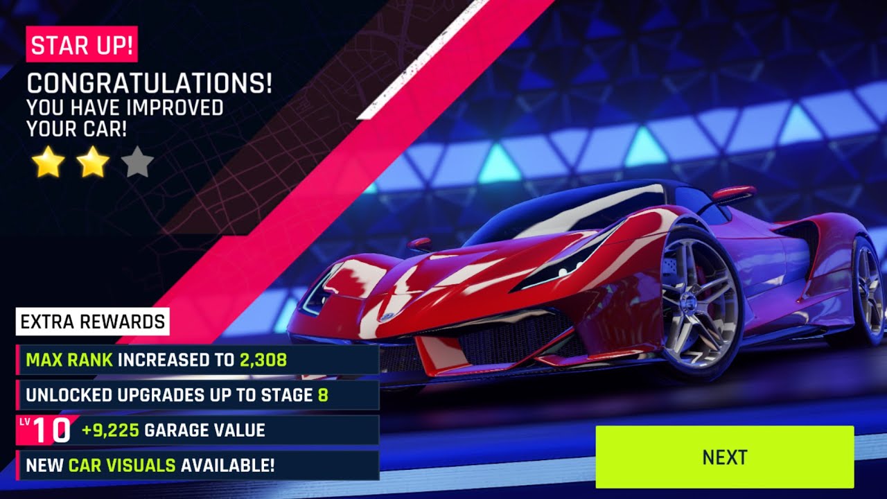EXOTIC RIDES W70 | Asphalt 9 Legends | Star Up | Engine Rank Upgrade | No limits...