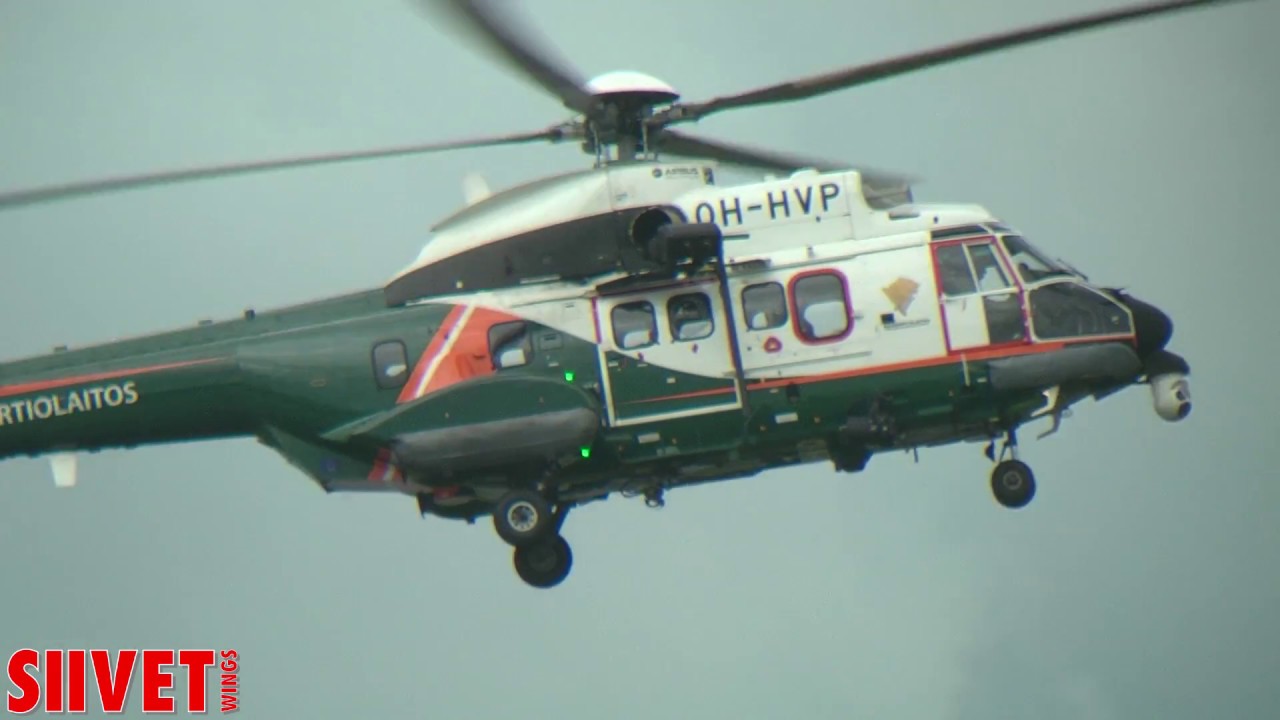 Border Guard Super Puma Helicopter Flight Display - Tour De Sky 2016