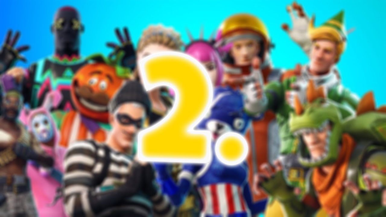 MOJIH 10 NAJLJUB&Scaron;IH FORTNITE SKINOV! #2