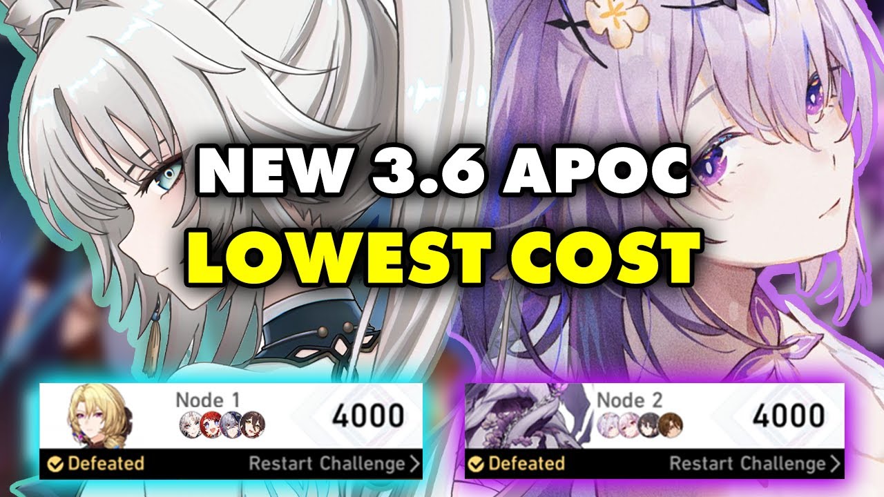 NEW 3.6 Apocalyptic Shadow 8000 Score (LOWEST COST) | Honkai Star Rail