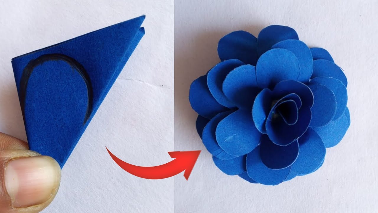 New Making Paper Flower | Diy Easy Paper Flower Ideas | Easy Crafts | Beautiful Flower Making 💞💞💞