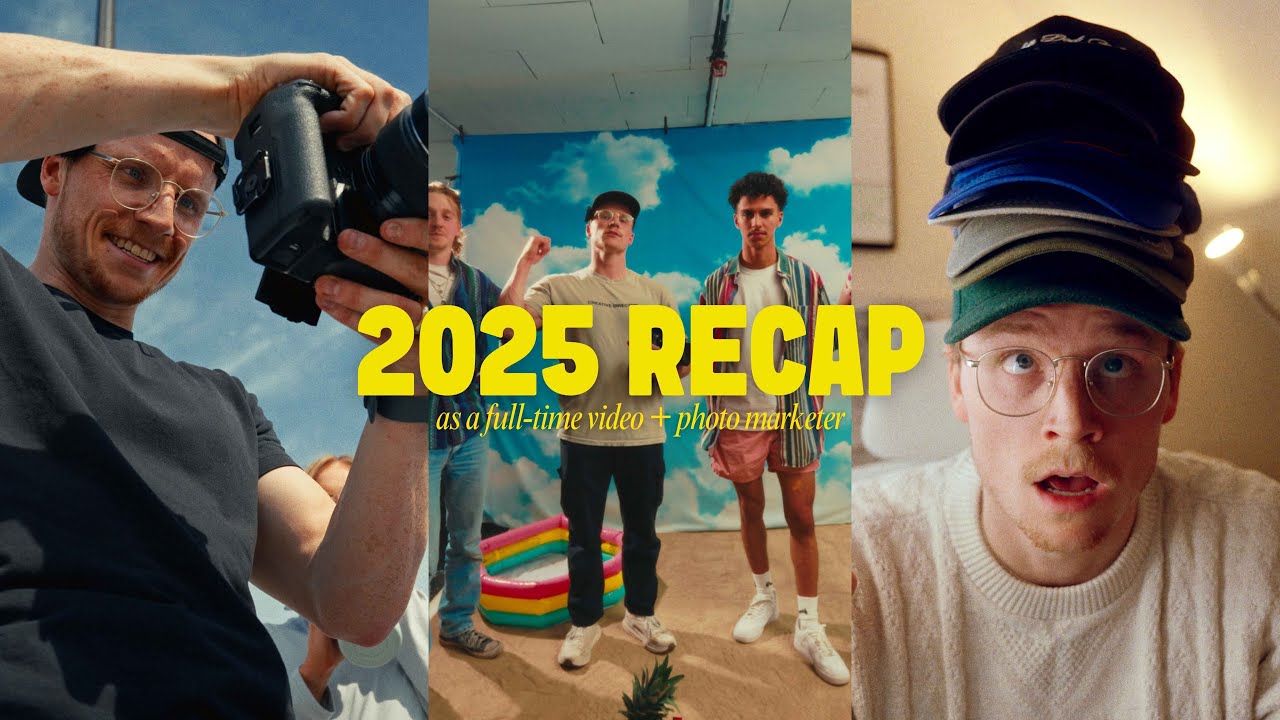 2025 - A year in review as a full-time video + photo marketer
