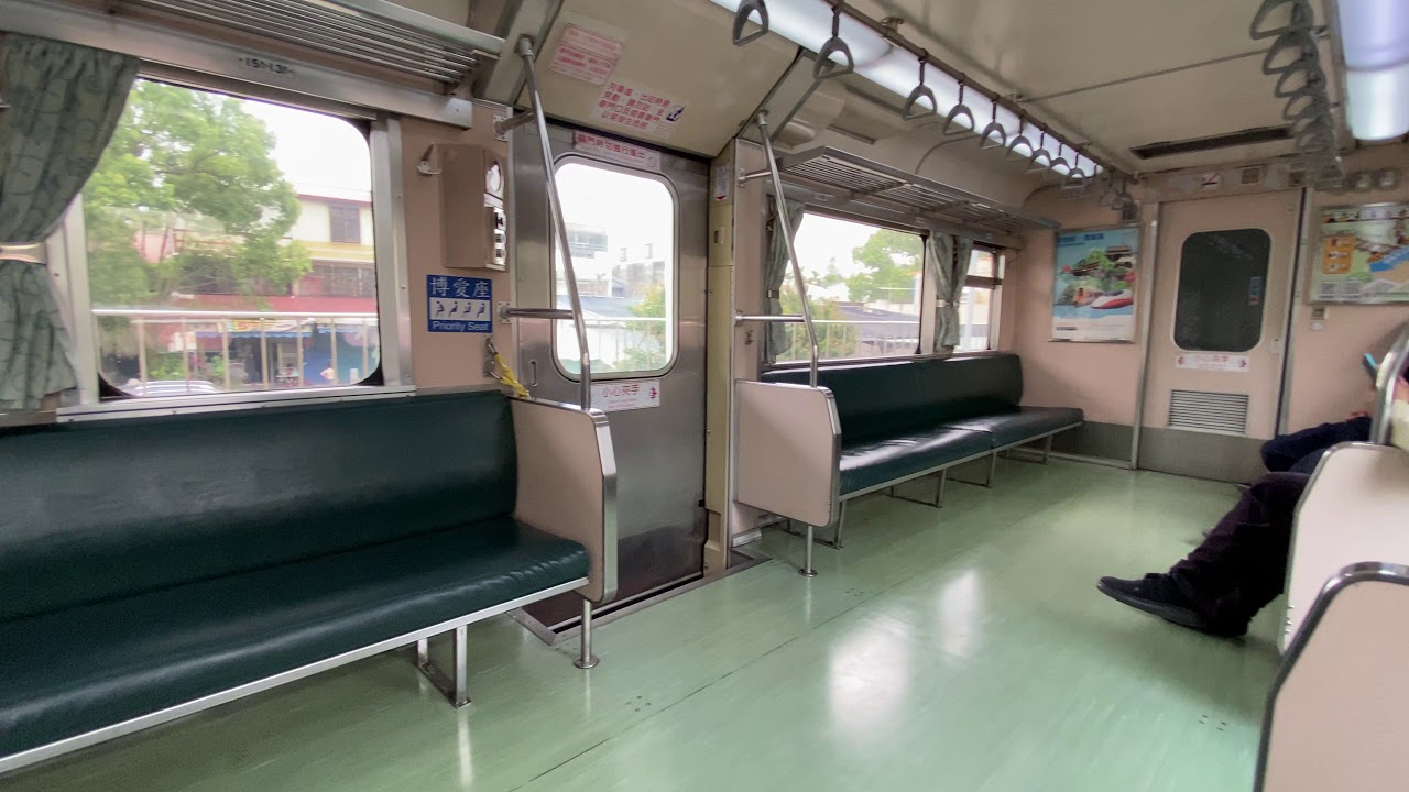 台鐵 DR1000型柴油客車 集集線 龍泉站 車廂內行走音