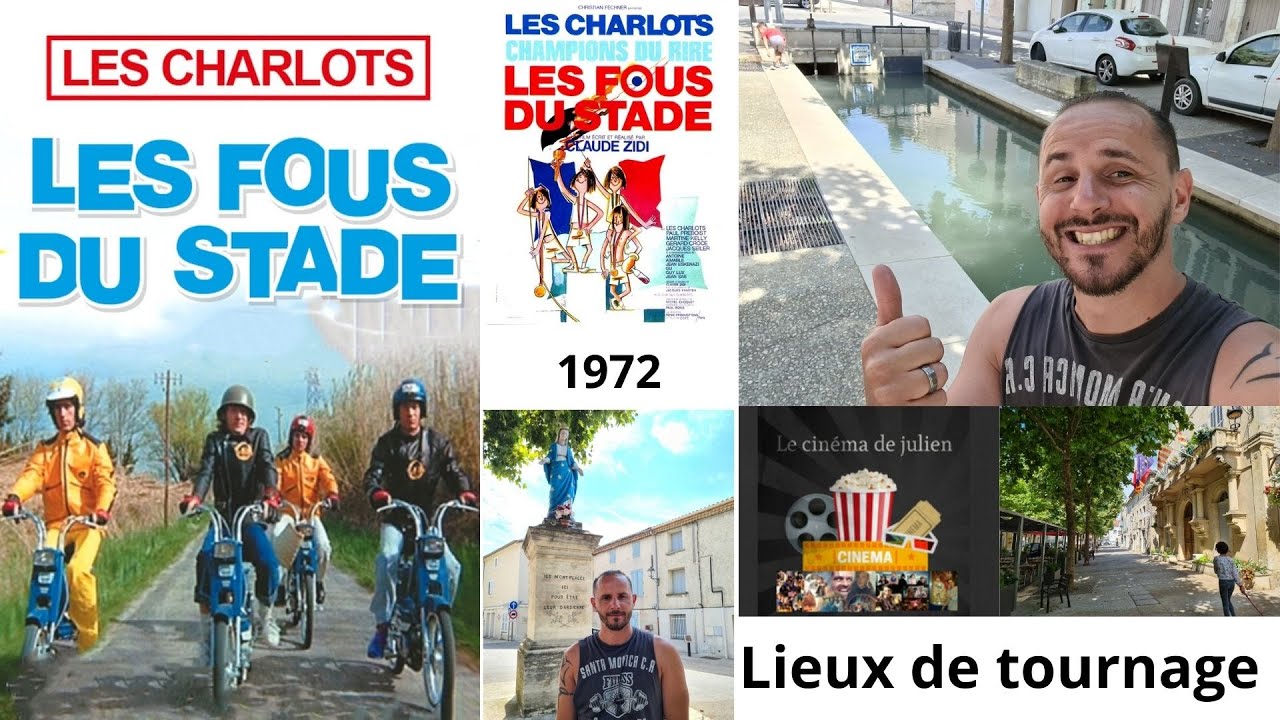 Les fous du stade 1972 lieux de tournage les charlots