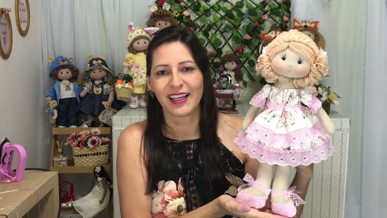 Como fazer Boneca de Pano para Iniciantes / aula 2