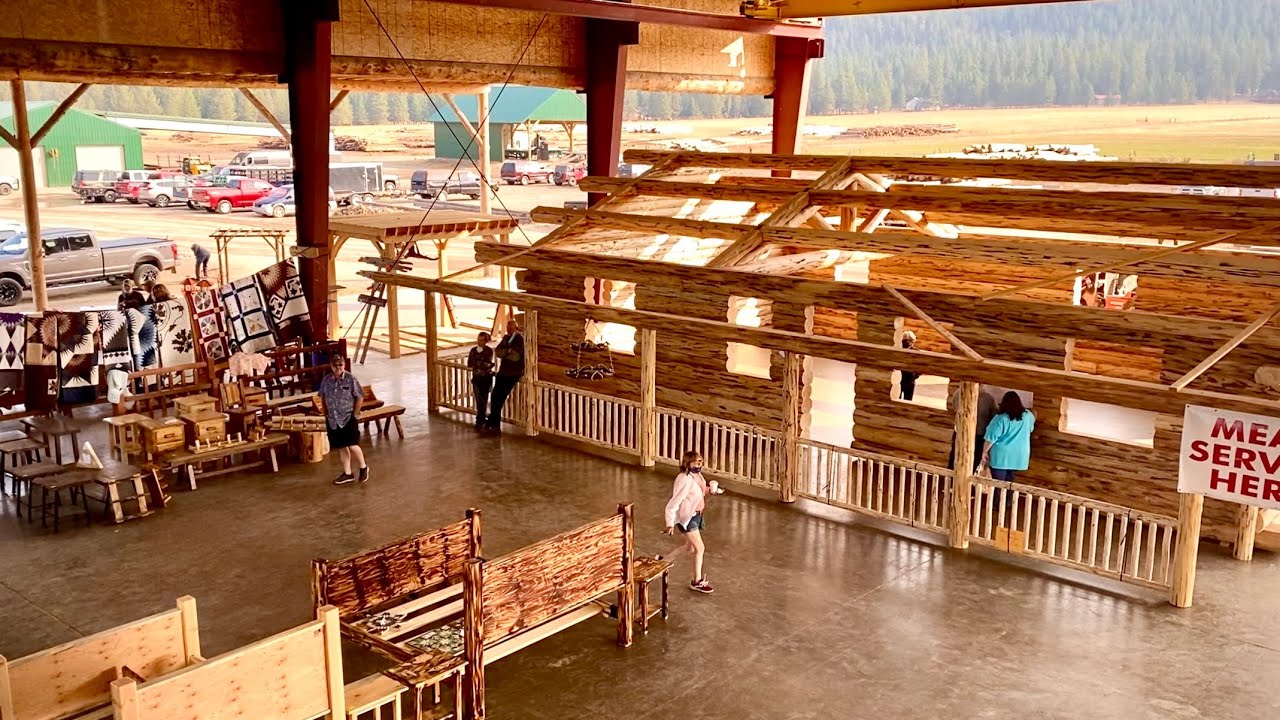 Log Homes, Log Cabins Selling At WORLD’S LARGEST LOG HOME AUCTION- LIBBY MONTANA 2020