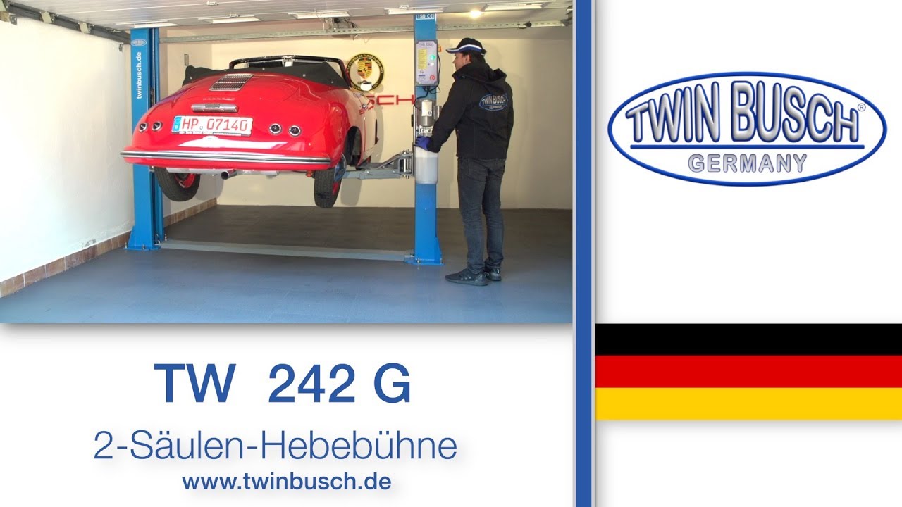 TW 242 G : Die Garagenhebeb&uuml;hne von TWIN BUSCH&reg;