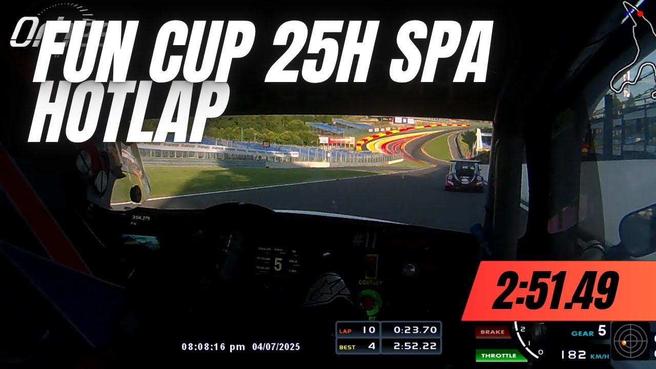 Onboard | Andreas Gurdjian | 2:51.49 | 25H Spa Fun Cup | #11 Orhes Etam Eleven Cars
