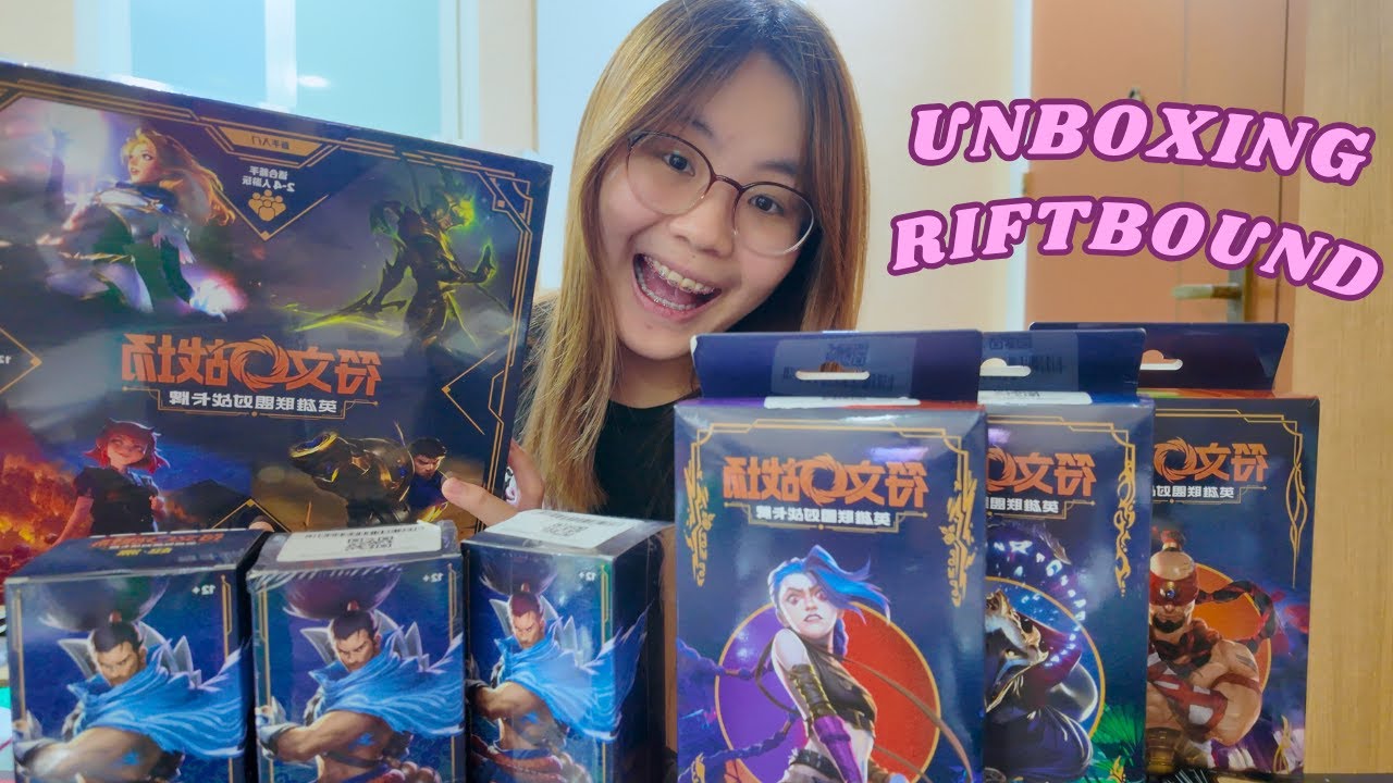 Unboxing Riftbound Cards From China… What Did We Pull?!