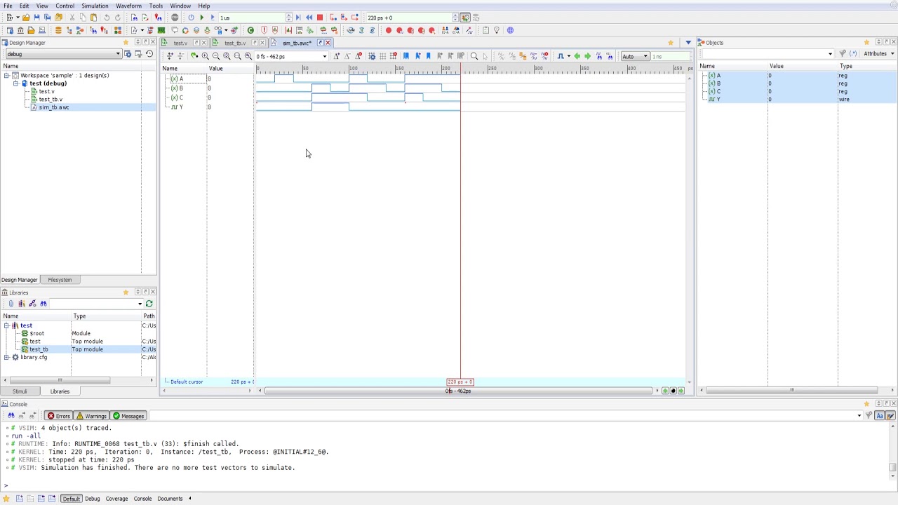Writing a Verilog Testbench