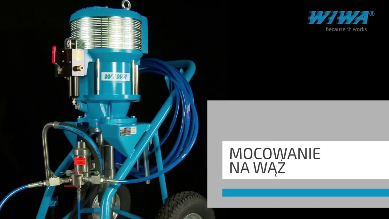 Agregat natryskowy hydrodynamiczny WIWA HERKULES 270 GX: zestaw, sprzęt do malowania natryskowego