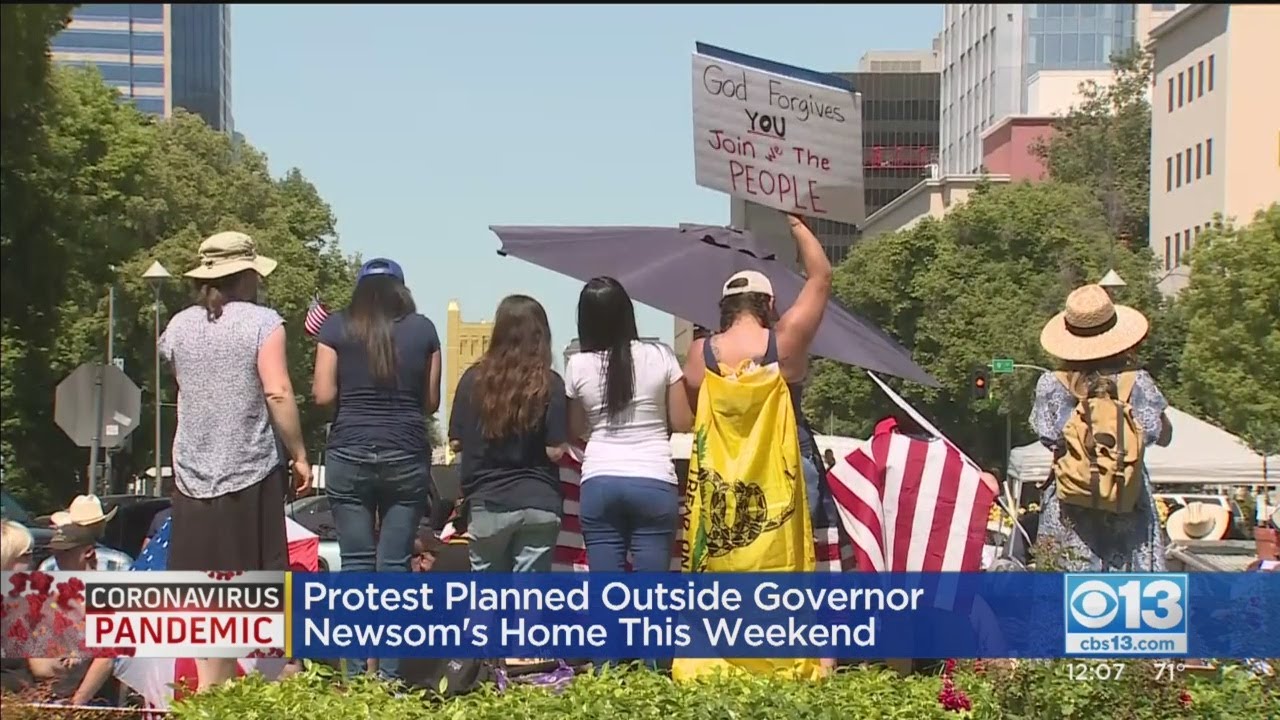 Group Plans Protest Outside Gov. Newsom's Home