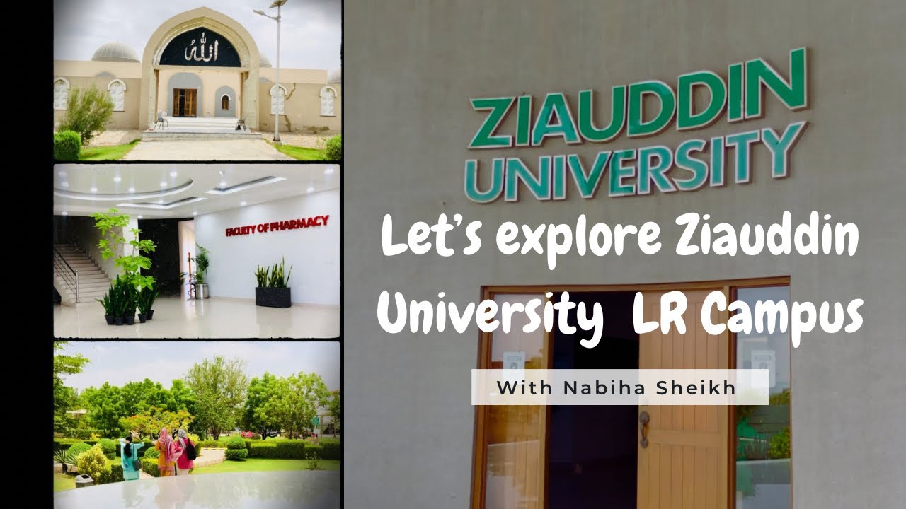 Let’s explore Ziauddin University linkroad (education city) campus with me🫶🏻