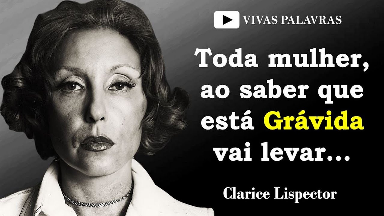 🧐Frases Chocantes de Clarice Lispector | que te fará refletir um pouco😲