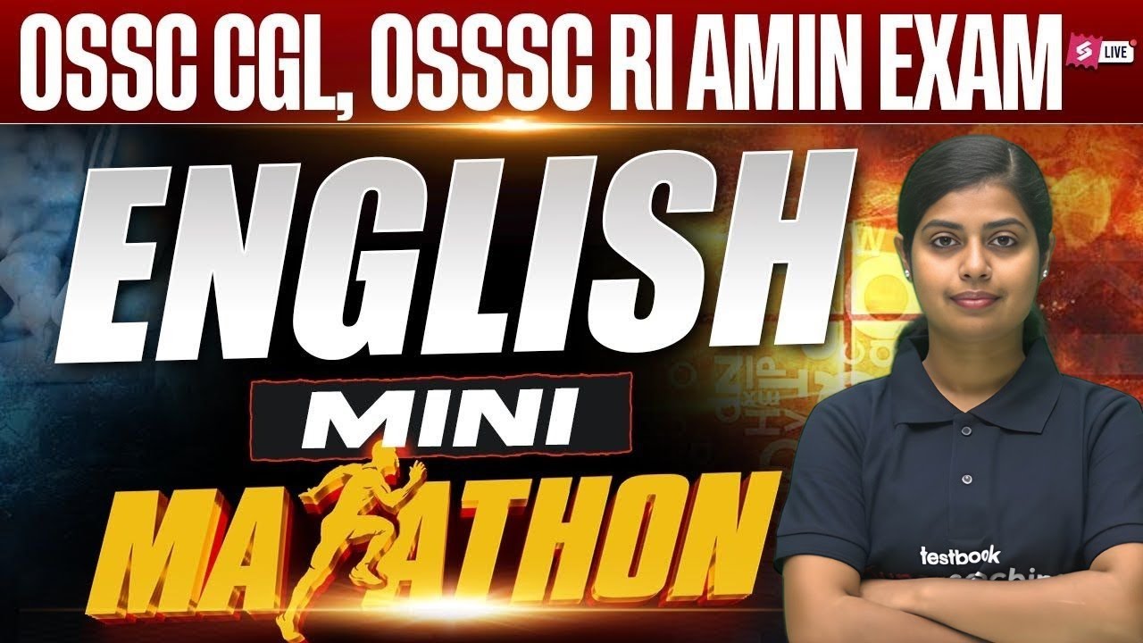 OSSC CGL, OSSSC RI AMIN Exam ENGLISH Mini Marathon | Odisha Testbook