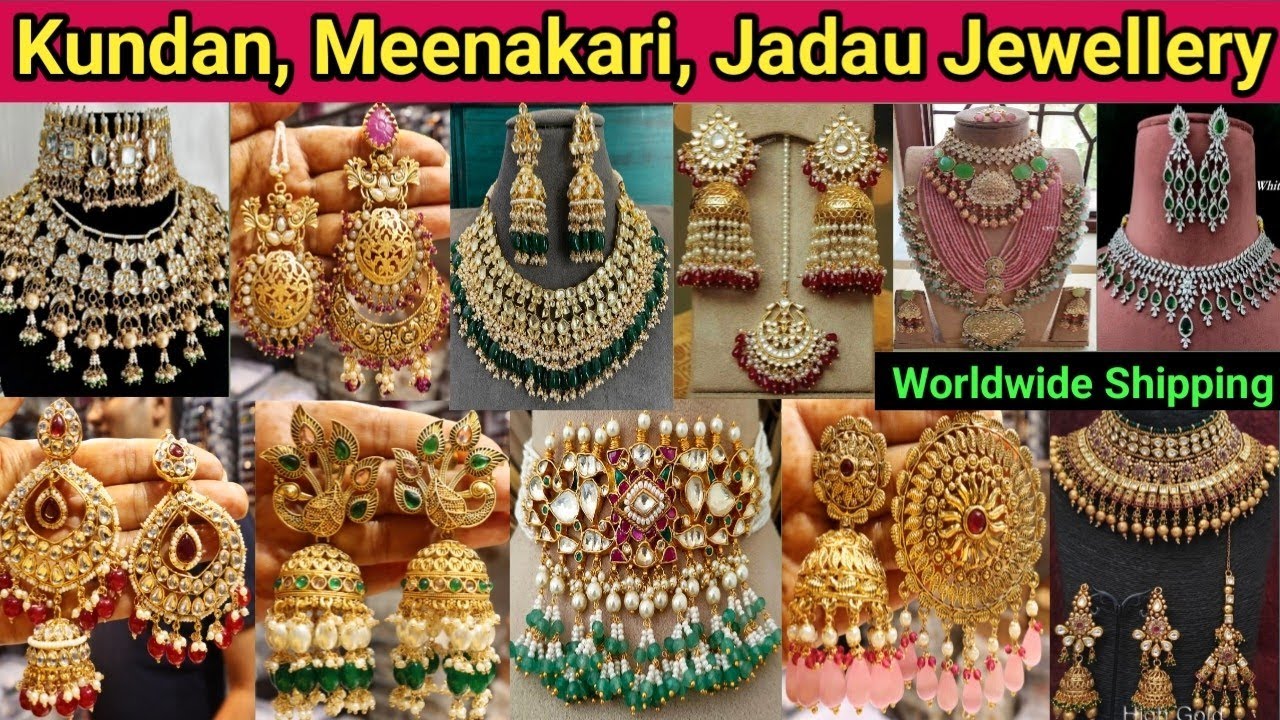 Exclusive Premium Designer Jewellery Collection 2023 | Latest Kundan, Polki, AD & Jadau Jewellery
