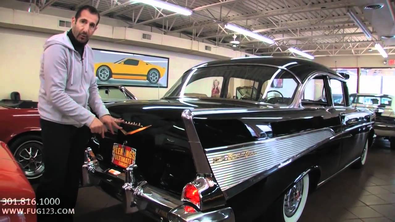 1957 Chevy Bel Air for sale with test drive, driving sounds, and walk through video