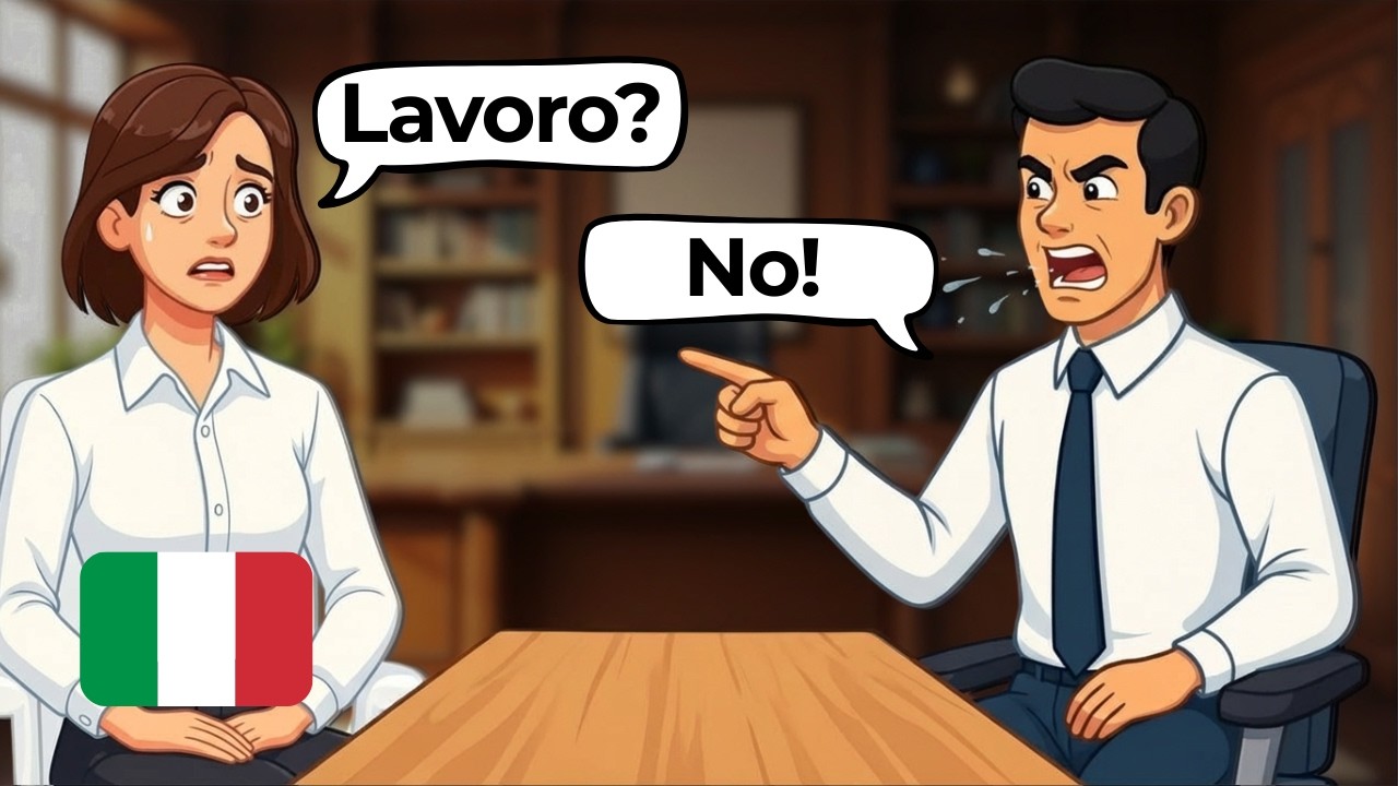 Job-Interview in Italian | The Most Important Questions & Answers Video Description