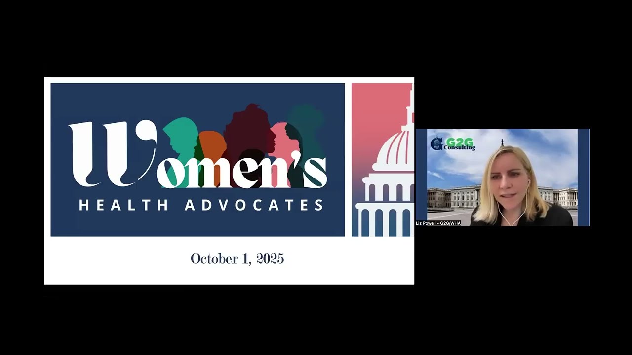 10/1/25 Women's Health Advocates October Call