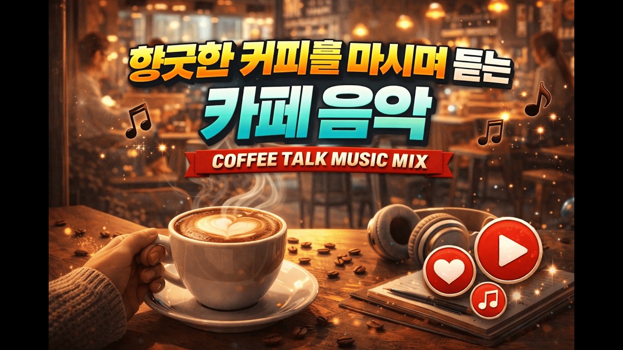 향긋한 커피를 마시며 듣는 카페 음악｜감성 가득한 플레이리스트