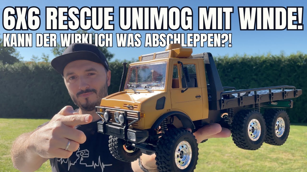 JJRC Staunch Unimog 6WD – Rescue Abschlepper mit Seilwinde: Review und Outdoor Test!