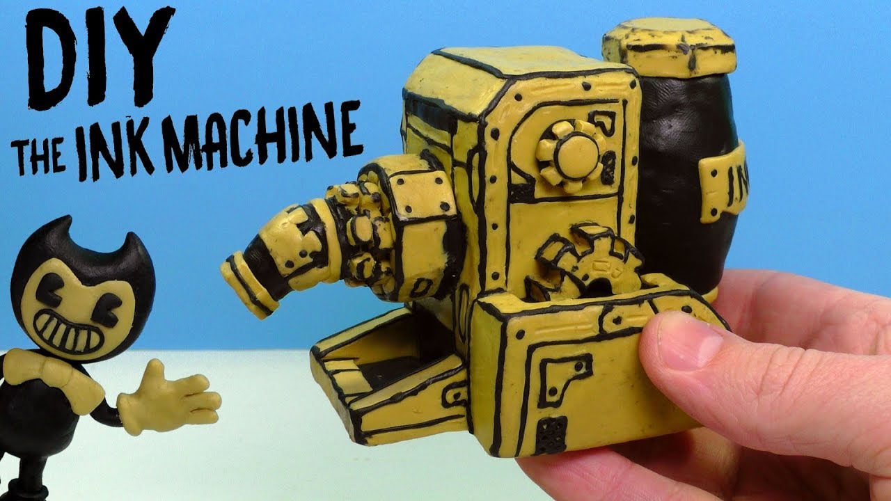 How to make Ink Machine with Clay | Bendy and the Ink Machine