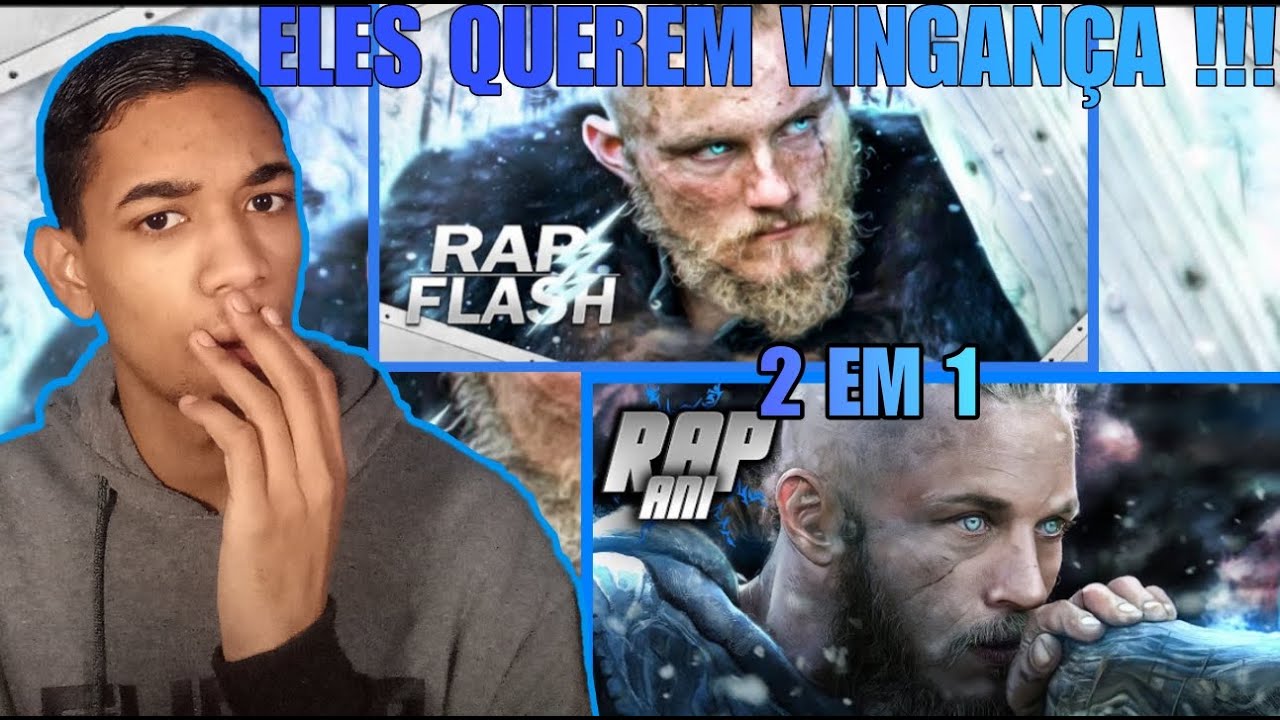 (Estou entendendo !!!) 2 EM 1 Reagindo a Rap do Bjorn @FlashBeatsManow e Rap do Ragnar @AniRap