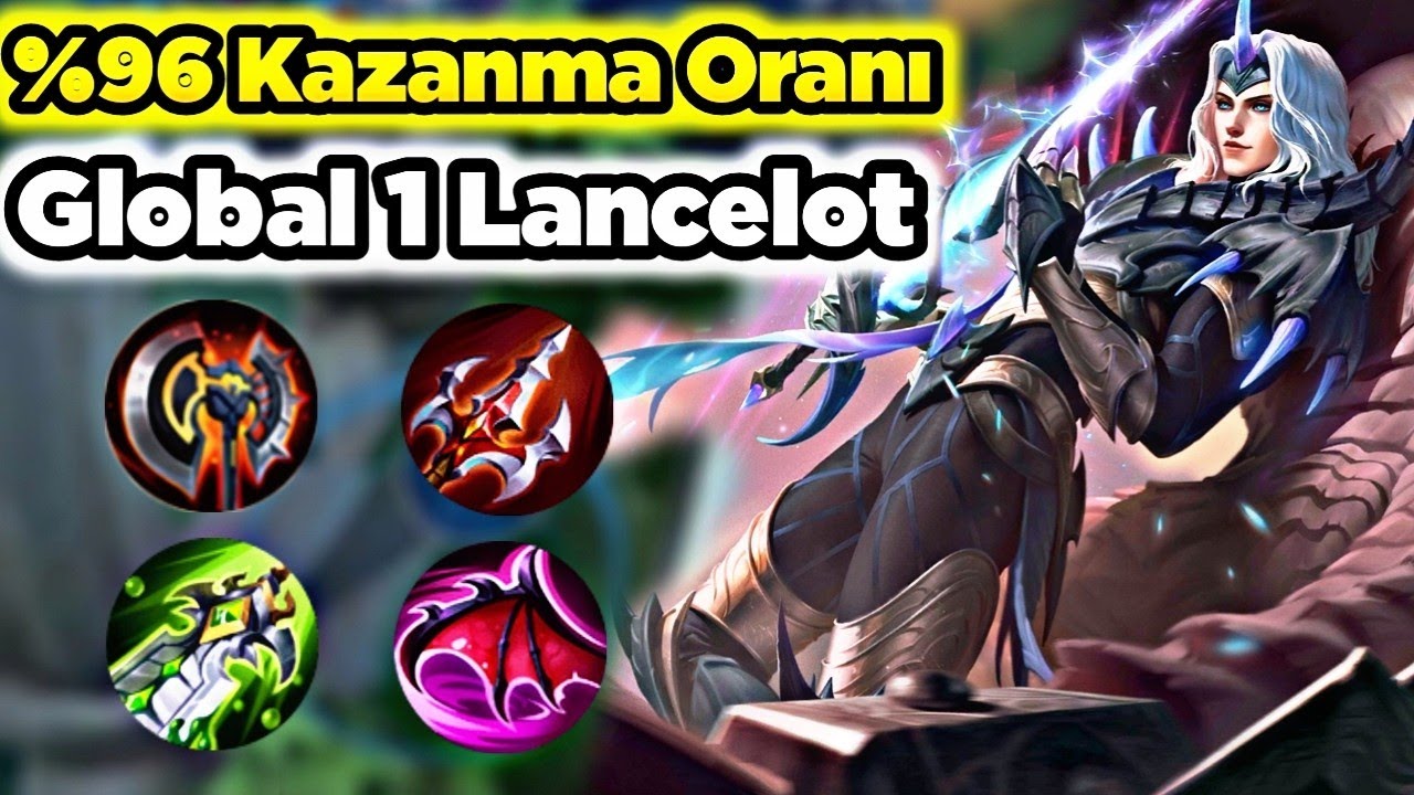 %96 Kazanma Oranlı Dünya'nın En İyi Lancelot  Oyuncusu Global 1 Lancelot Analiz-Öğretici Sensey MLNB