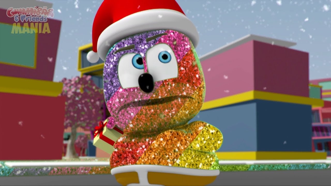 RAINBOW GLITTER GUMMY BEAR Merry Christmas - Gummy Bear Show MANIA - Gummibär And Friends