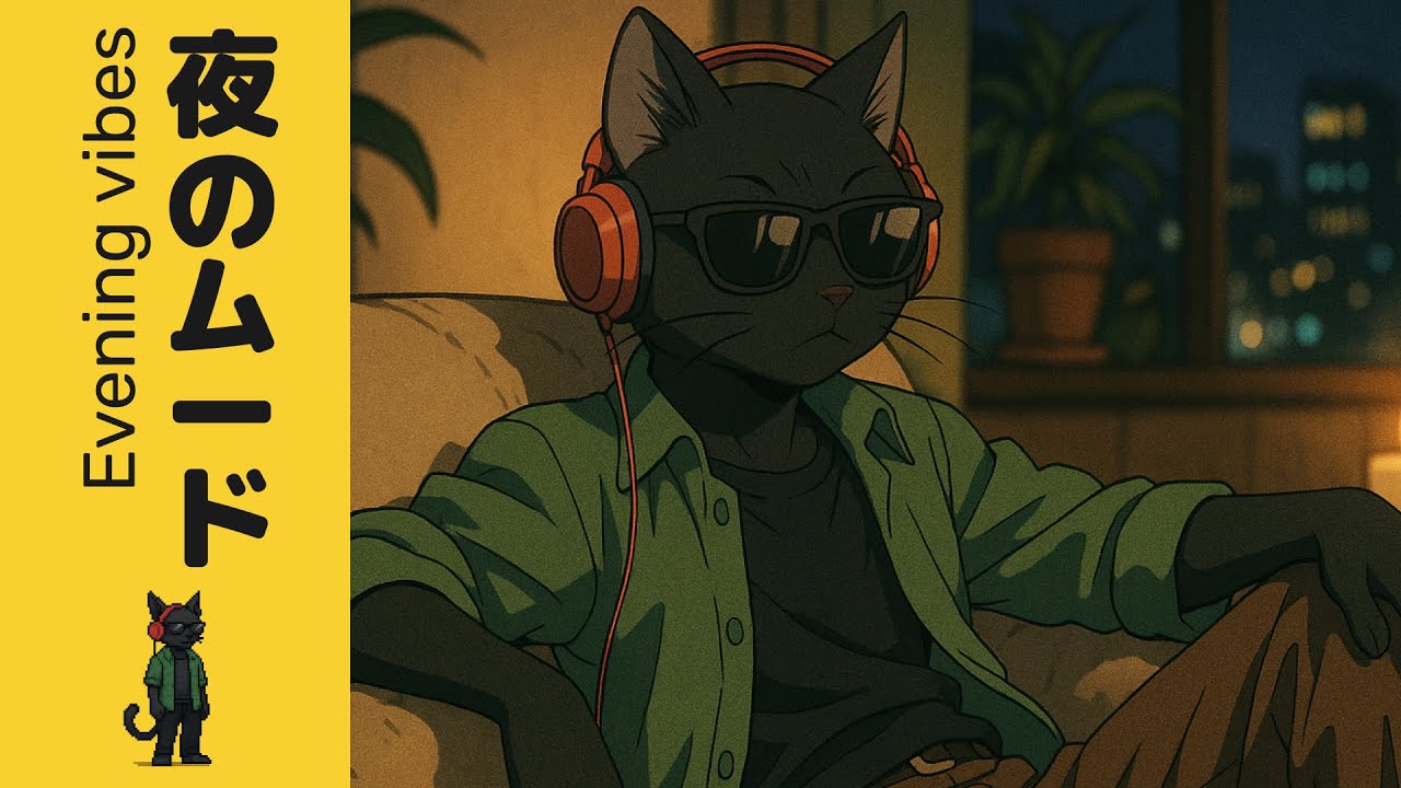 🌙 Evening Vibes: Relaxing Saxophone Lofi Jazz Music for Study & Sleep | Slow vibes