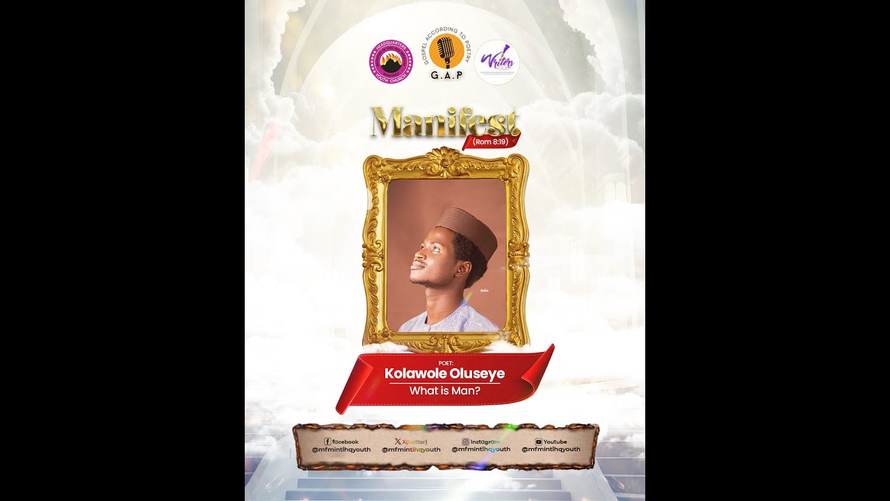 What is Man? by Kolawole Oluseye || Spoken Word Poetry || GAP SUNDAY || Nov 17, 2024