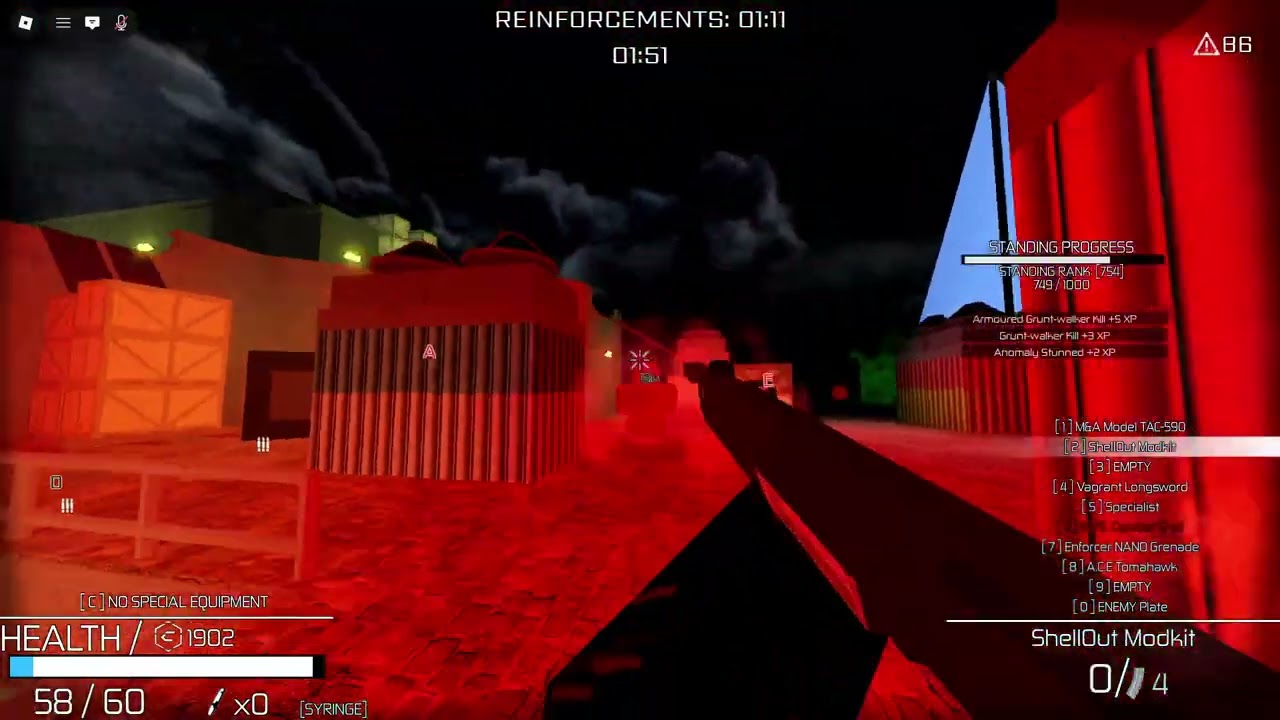 A-888 Project Creedbreaker Haz 80 - 100 fail