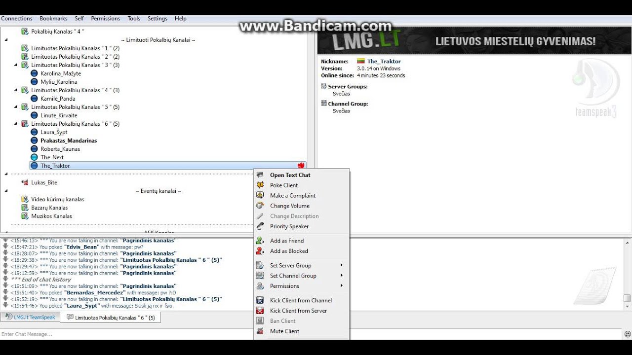 LMG.LT Laura VS Roberta 1 Dalis