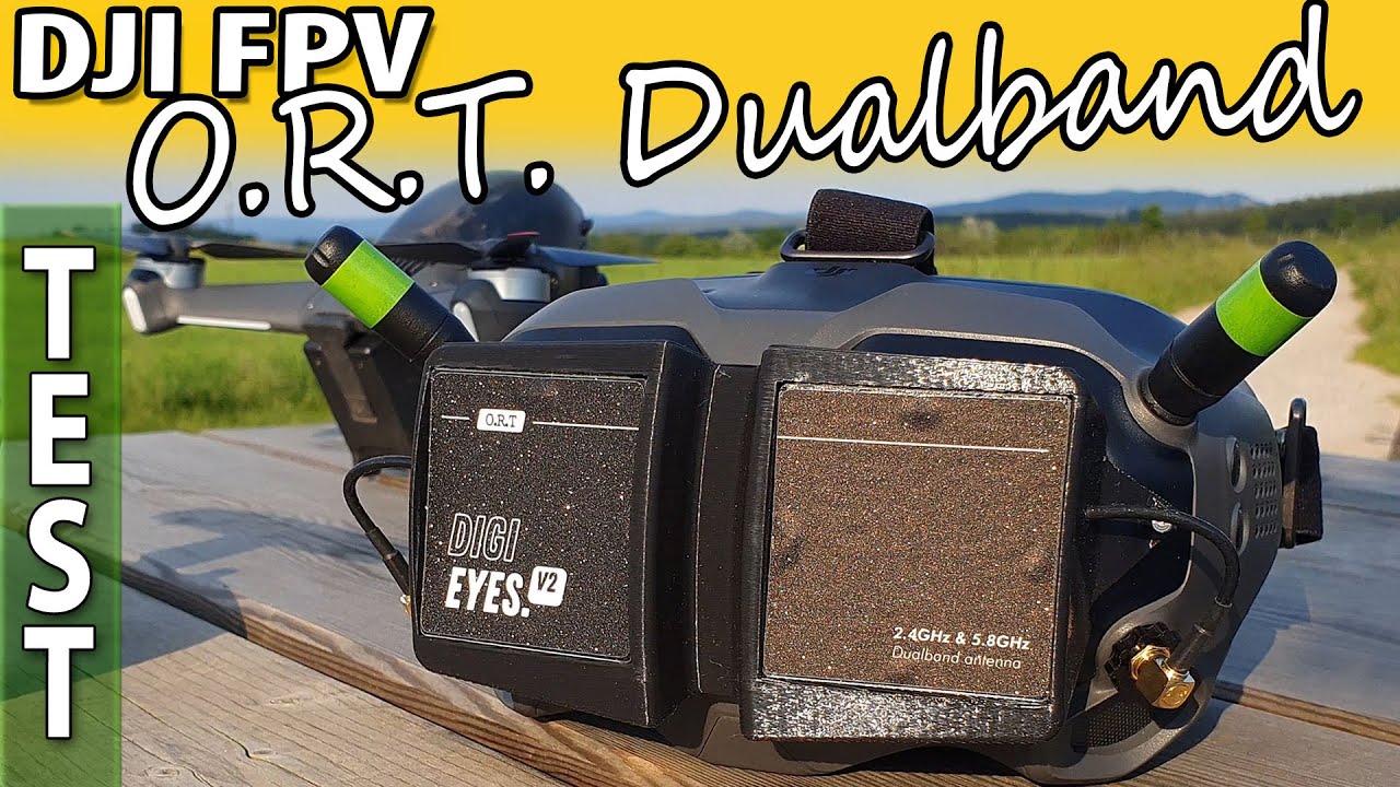 O.R.T. Digieyes V2 - DJI FPV dualband Patch antennas