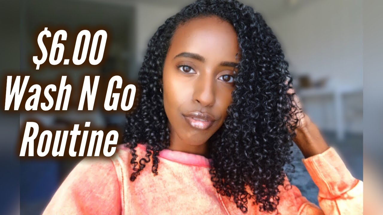 $6.00 WASH N GO ROUTINE | Natural Curly Hair