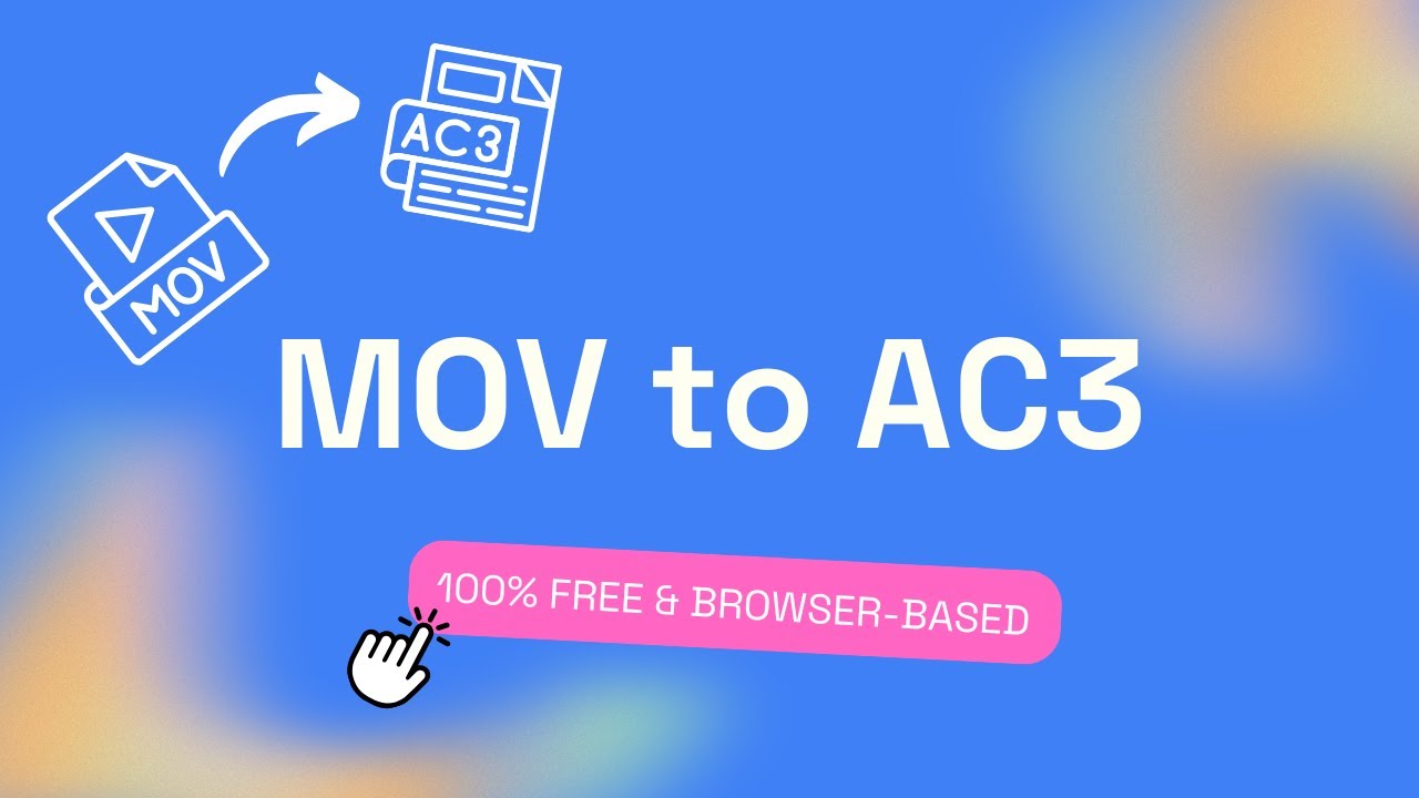 How To Convert MOV To AC3