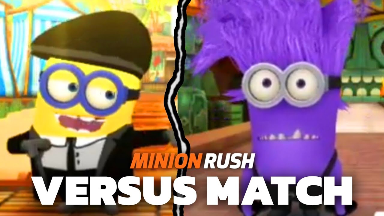 Putting the SUITED and PURPLE EVIL Minions into a VERSUS Match... | Minion Rush Part 81