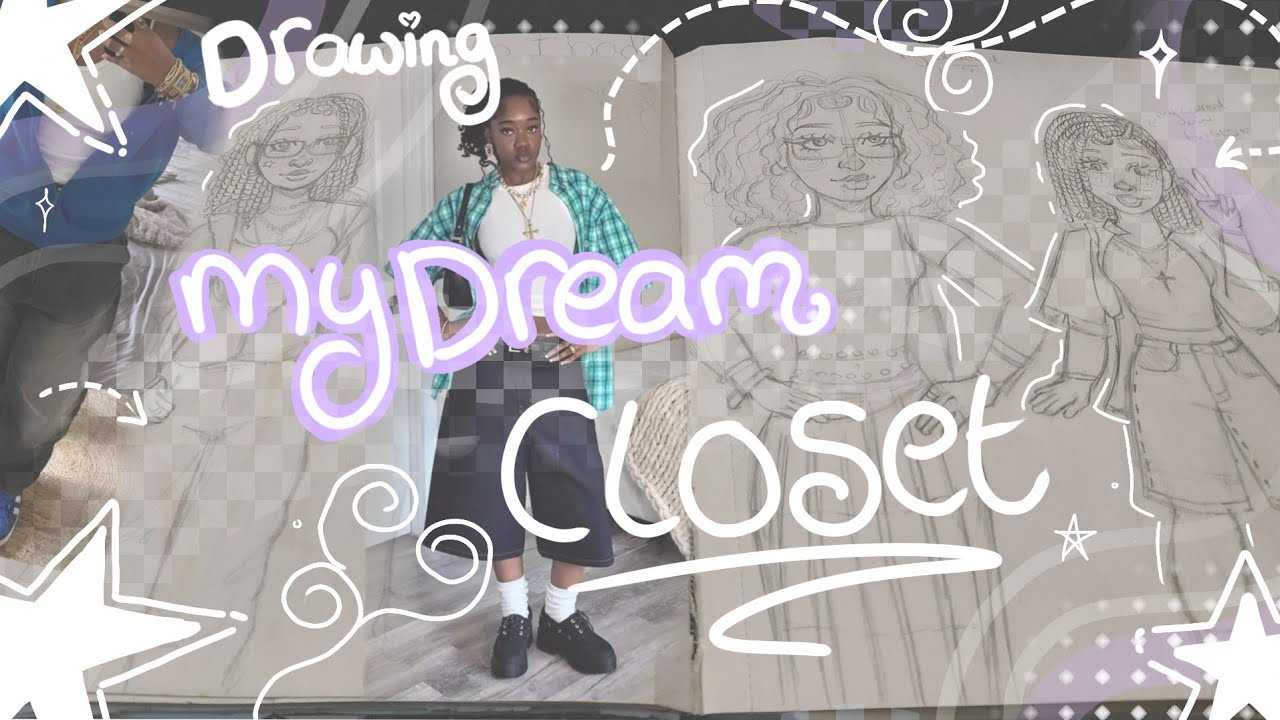 ♡Drawing outfits I can't afford (yet)👀 || figuring out my style in: art🎨 + fashion🛍👡