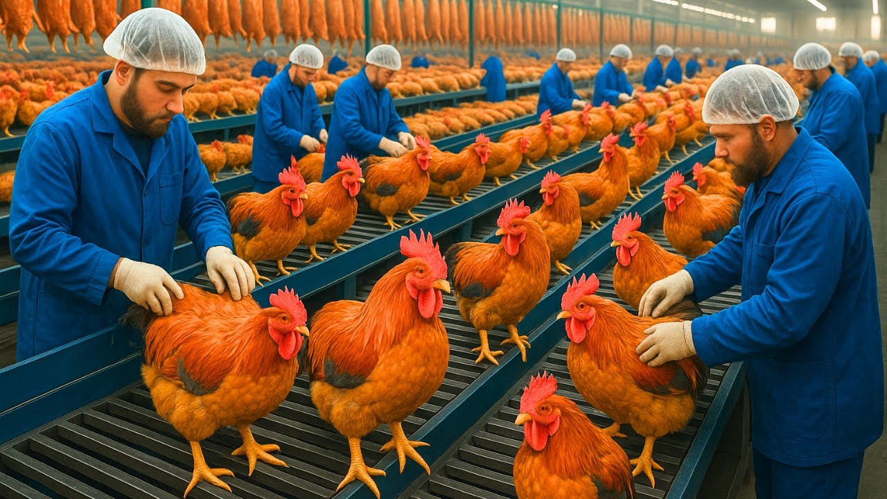Inside the World’s Largest Ri Chicken Factory: Full Industrial Process From Egg to Global Export