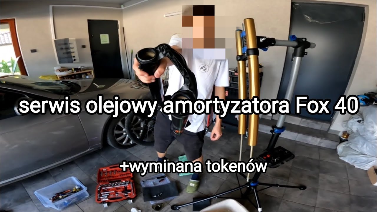Serwis olejowy amortyzatora Fox 40/wymiana token&oacute;w
