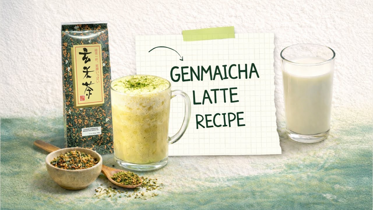 Genmaicha Latte Recipe - How to Make a Genmaicha Latte at Home