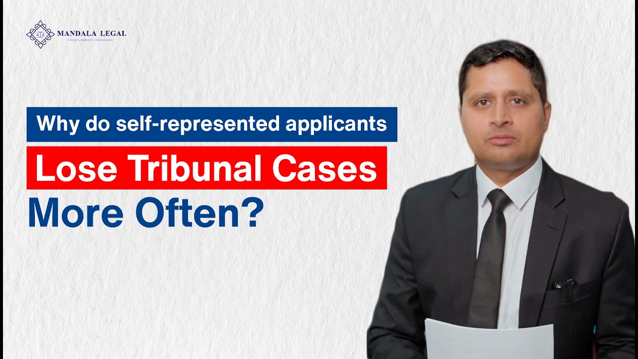 Why Do Self-Represented Applicants Lose Tribunal Cases More Often? 🇦🇺⚖️